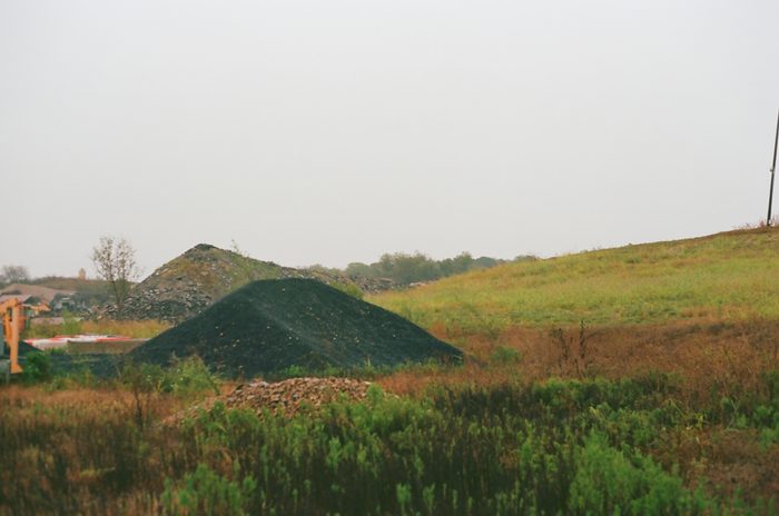 Gravel mound